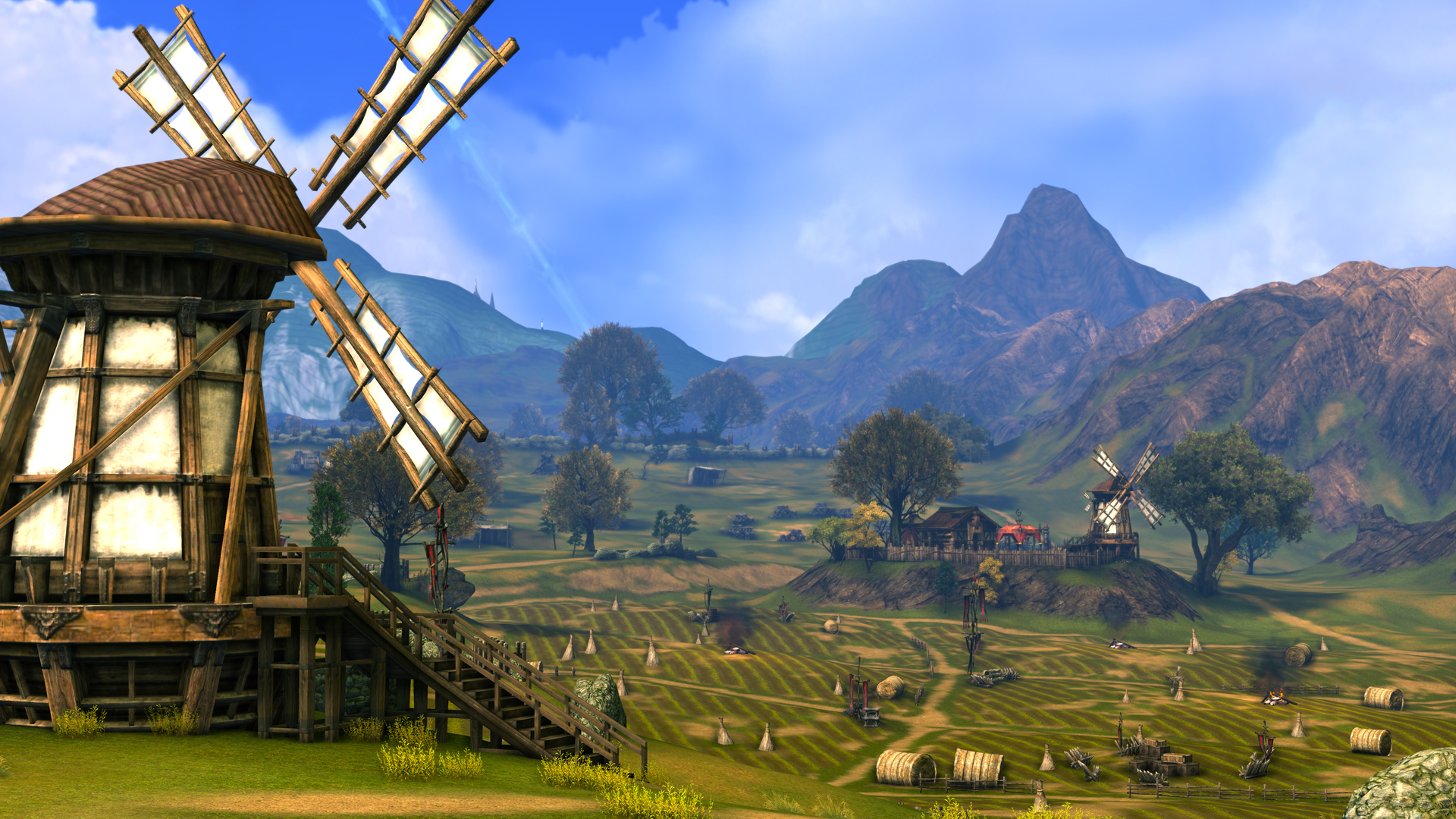 玩家們在首都集結的社群活動截圖